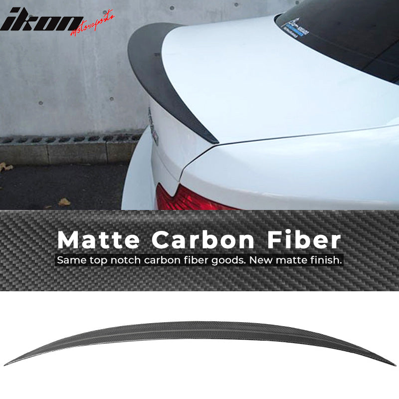 2007-2013 BMW 1 Series E82 Coupe P Style Carbon Fiber CF Trunk Spoiler