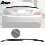 2011-2016 Benz SLK Class R172 AMG Carbon Fiber CF Rear Trunk Spoiler