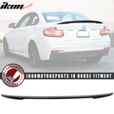 2014-2021Â BMW F22 High Kick P Style Trunk Spoiler Wing Unpainted ABS