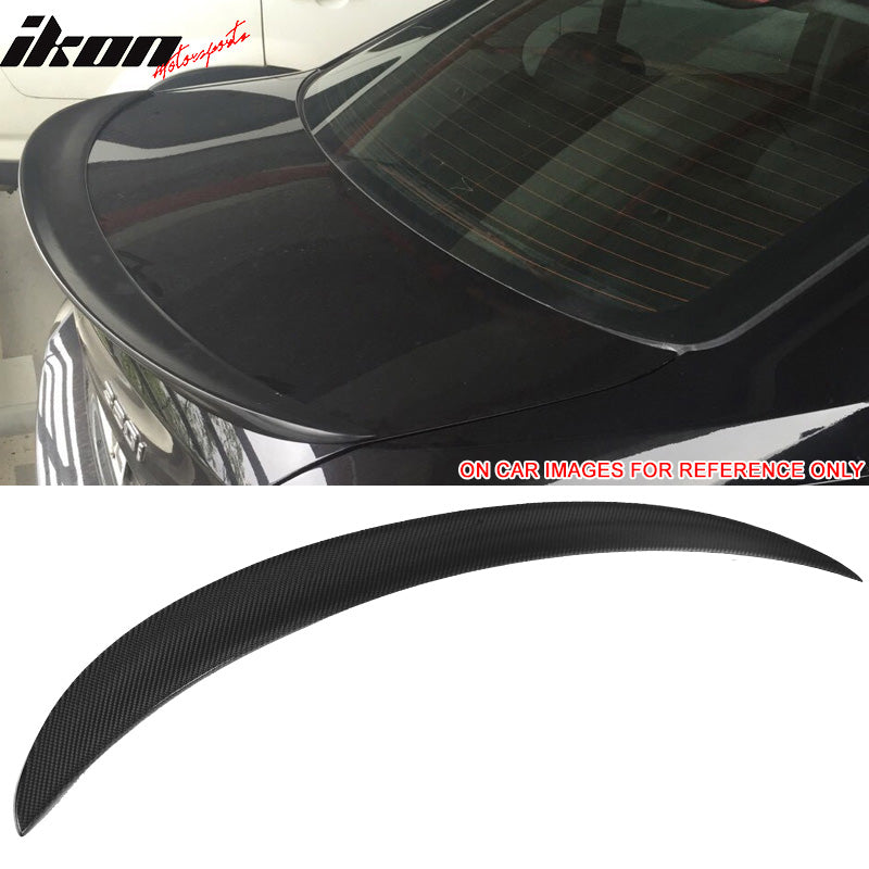 2006-2011 BMW 3 Series E90 Sedan P Style Carbon Fiber CF Trunk Spoiler