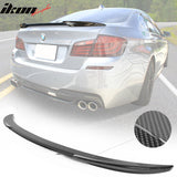 2011-2016 BMW 5-Series F10 Sedan M4 Style Carbon Fiber Trunk Spoiler