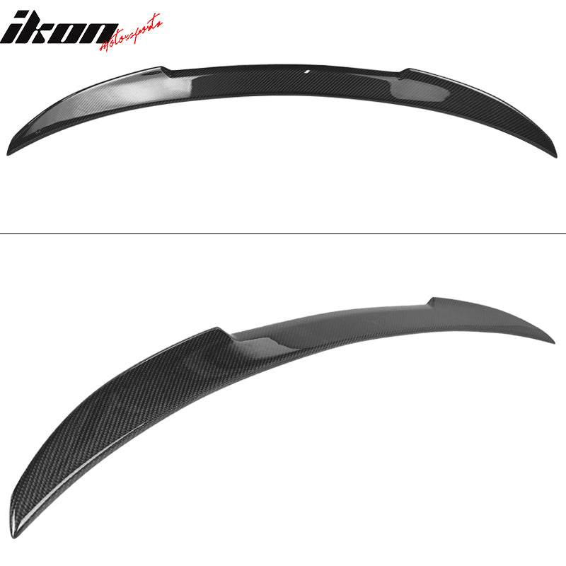 2011-2016 BMW 5-Series F10 Sedan M4 Style Carbon Fiber Trunk Spoiler