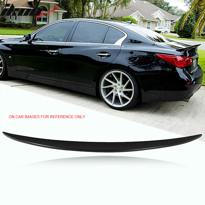 2014-2024 Infiniti Q50 Sedan Ikon Style Trunk Spoiler ABS
