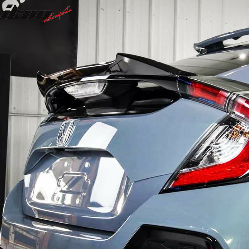 2017-2021 Honda Civic 5Dr Hatchback V Style Trunk Spoiler ABS