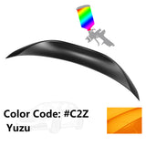 2013-2016 Scion FR-S & 2013-2020 Subaru BRZ & 2017-2020 Toyota 86 Duckbill Rear Trunk Deck Lid Spoiler Wing Lip L Style ABS Painted #C2Z Yuzu