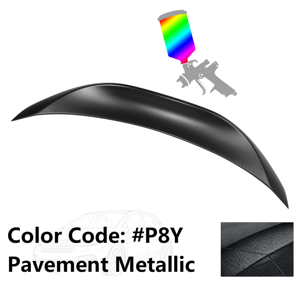2013-2016 Scion FR-S & 2013-2020 Subaru BRZ & 2017-2020 Toyota 86 Duckbill Rear Trunk Lid Spoiler Wing Lip L Style ABS Painted #P8Y Pavement Metallic