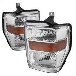 POE Ford F-250 Super Duty/F-350 Super Duty/F-450 Super Duty 08-10 Chrome XTune Headlights