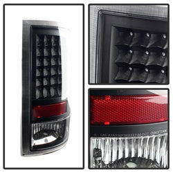 xTune Dodge Ram 1500/Ram 2500/Ram 3500/1500/2500/3500 09-10 Incandescent Model Only XTune Tail Lights Not Compatible w/LED Model Black