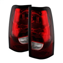 Akkon Chevrolet Silverado 1500/Silverado 1500 Classic/Silverado 1500 HD/Silverado 1500 HD Classic/Silverado 2500/Silverado 2500 HD/Silverado 2500 HD Classic/Silverado 3500/Silverado 3500 Classic 03-06 OEM XTune Tail Lights Red Clear