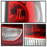 Akkon Chevrolet Silverado 1500/Silverado 1500 Classic/Silverado 1500 HD/Silverado 1500 HD Classic/Silverado 2500/Silverado 2500 HD/Silverado 2500 HD Classic/Silverado 3500/Silverado 3500 Classic 03-06 OEM XTune Tail Lights Red Clear