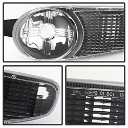 Akkon GMC Sierra 1500/Yukon/Yukon XL 1500 02-06 Black XTune Bumper Lights