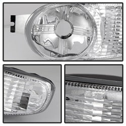 Akkon GMC Sierra 1500/Yukon/Yukon XL 1500 02-06 Clear XTune Bumper Lights