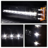 Akkon Chevrolet Avalanche 1500/Avalanche 2500/Silverado 1500/Silverado 1500 HD/Silverado 2500/Silverado 2500 HD/Silverado 3500 02-06 Will Not Work w/Body Cladding Models XTune LED Bumper Lights Black