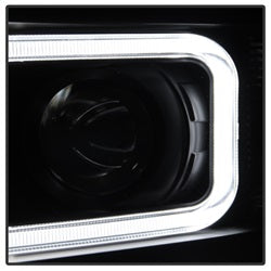 xTune Chevrolet Silverado 1500/Silverado 2500 HD/Silverado 3500 HD 07-13 Light Tube Style XTune Projector Headlights Black