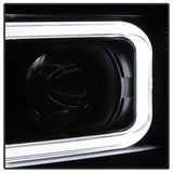 xTune Chevrolet Silverado 1500/Silverado 2500 HD/Silverado 3500 HD 07-13 Light Tube Style XTune Projector Headlights Black