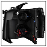 xTune Chevrolet Silverado 1500/Silverado 2500 HD/Silverado 3500 HD 07-13 Light Tube Style XTune Projector Headlights Black