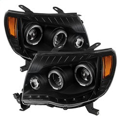 xTune Toyota Tacoma 05-11 Black XTune Halo Projector Headlights