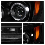 xTune Toyota Tacoma 05-11 Black XTune Halo Projector Headlights