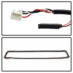 xTune Dodge Ram 1500/Ram 2500/Ram 3500/1500/2500/3500 09-10 LED XTune 3rd Brake Light Smoke Not Compatible w/Backup Camera