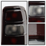 Akkon Chevrolet Suburban 1500/Suburban 2500/Tahoe/Yukon 00-06 OEM Style XTune Tail Lights w/Black Rim Red Smoked