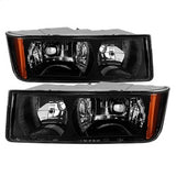 OE Chevrolet Avalanche 1500/Avalanche 2500 03-06 Black OEM Headlights