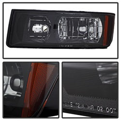 OE Chevrolet Avalanche 1500/Avalanche 2500 03-06 Black OEM Headlights
