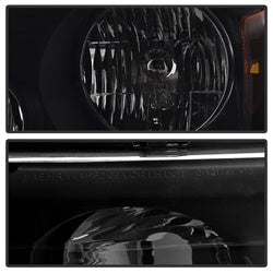 POE Ford F-150 04-08 Amber/Black Smoked XTune Crystal Headlights