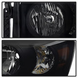 xTune Dodge Ram 1500/Ram 2500/Ram 3500 06-08 Amber/Black Smoke XTune Crystal Headlights