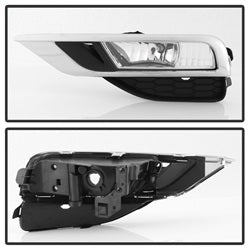 Spyder Honda CR-V 15-16 w/Cover And Switch OEM Fog Lights Clear