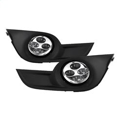Spyder Nissan Altima 13-15 w/Switch Daytime DRL LED Running Fog Lights Clear