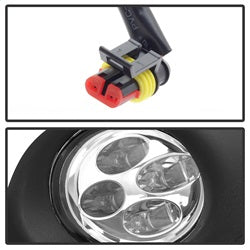 Spyder Nissan Altima 13-15 w/Switch Daytime DRL LED Running Fog Lights Clear