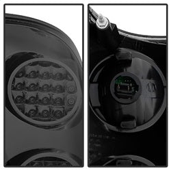 Akkon Chevrolet Suburban 1500/Suburban 2500/Tahoe/Yukon/Yukon XL 1500/Yukon XL 2500 07-14 Black Housing XTune LED Tail Lights Smoked Lens