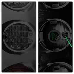 Akkon Chevrolet Suburban 1500/Suburban 2500/Tahoe/Yukon/Yukon XL 1500/Yukon XL 2500 07-14 Black Housing XTune LED Tail Lights Smoked Lens