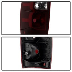 xTune Chevrolet Avalanche 07-13 OEM XTune LED Tail Lights Red Smoke