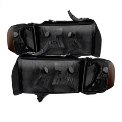 Akkon Dodge Ram 1500 99-01 OEM XTune Headlights Smoke