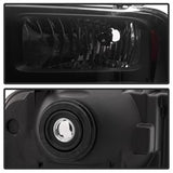 xTune Ford Excursion/F-250 Super Duty/F-350 Super Duty/F-450 Super Duty/F-550 Super Duty 00-04 Incl. Bulbs/Wiring Harness/Instruction XTune Headlights Black Smoke