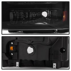 xTune Ford Excursion/F-250 Super Duty/F-350 Super Duty/F-450 Super Duty/F-550 Super Duty 00-04 Incl. Bulbs/Wiring Harness/Instruction XTune Headlights Black Smoke