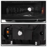xTune Ford Excursion/F-250 Super Duty/F-350 Super Duty/F-450 Super Duty/F-550 Super Duty 00-04 Incl. Bulbs/Wiring Harness/Instruction XTune Headlights Black Smoke