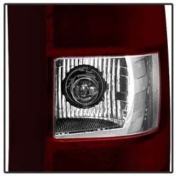 Akkon Chevrolet Silverado 1500/Silverado 2500 HD/Silverado 3500 HD/Sierra 3500 HD 07-13 OEM XTune LED Tail Lights Dark Red