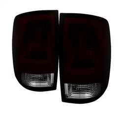Akkon Dodge Ram 1500/Ram 2500/1500/2500 09-10 OEM XTune Tail Lights Dark Red