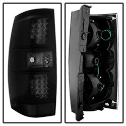 Akkon Chevrolet Suburban 1500/Suburban 2500/Tahoe/Yukon/Yukon XL 1500/Yukon XL 2500 07-14 Black Smoked XTune LED Tail Lights