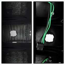 Akkon Chevrolet Suburban 1500/Suburban 2500/Tahoe/Yukon/Yukon XL 1500/Yukon XL 2500 07-14 Black Smoked XTune LED Tail Lights