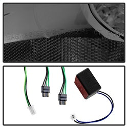 Akkon Chevrolet Suburban 1500/Suburban 2500/Tahoe/Yukon/Yukon XL 1500/Yukon XL 2500 07-14 Smoked XTune LED Tail Lights