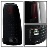 xTune Chevy C/K Series 1500/2500/3500 88-98 / GMC Sierra 88-98 / Blazer 92-94 / Jimmy 92-94 / Suburban 92-99 / Tahoe 94-99 / Cadillac Escalade 99-00 / Yukon Denali 99-00 LED Tail Lights - Black Smoked