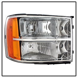 OE GMC Sierra 1500/Sierra 2500 HD/Sierra 3500 HD 07-13 Chrome Crystal OE Headlights