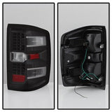 Akkon Chevrolet Silverado 1500/Silverado 2500 HD/Silverado 3500 HD/Sierra 3500 HD 14-18 Black XTune LED Tail Lights