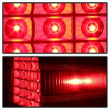 Akkon Chevrolet Silverado 1500/Silverado 2500 HD/Silverado 3500 HD/Sierra 3500 HD 14-18 Black XTune LED Tail Lights