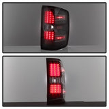 Akkon Chevrolet Silverado 1500/Silverado 2500 HD/Silverado 3500 HD/Sierra 3500 HD 14-18 Black XTune LED Tail Lights