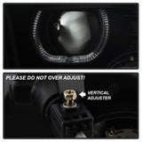 Akkon Dodge Ram 1500/Ram 2500/Ram 3500/1500/2500/3500 09-10 LED XTune Halo Projector Headlights Black