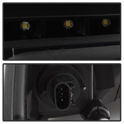 Akkon Dodge Ram 1500/Ram 2500/Ram 3500/1500/2500/3500 09-10 LED XTune Halo Projector Headlights Black